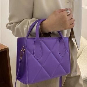 Small Purple Square Bag